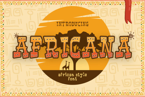 Africana Font for Handmade Creations