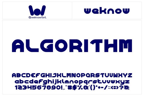 Algorithm Font in Real Branding Projects