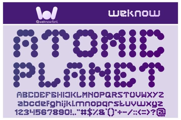 Atomic Planet Font for Modern Web Design