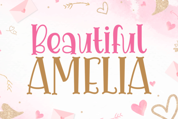 Beautiful Amelia Font for Web Design