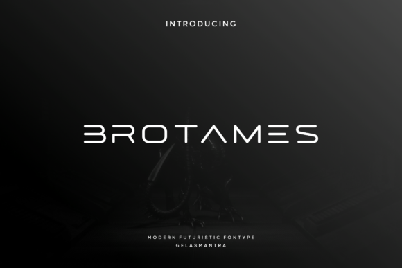 Brotames Font for Modern Editorial Design