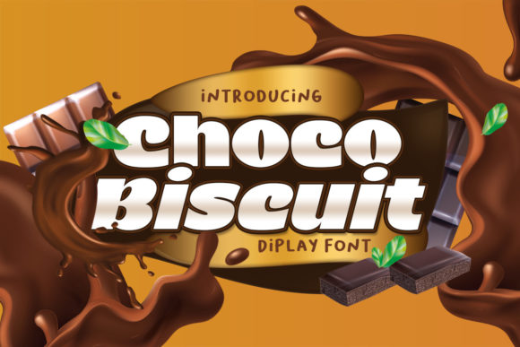 Choco Biscuit: A Bold Display Font for Creative Branding