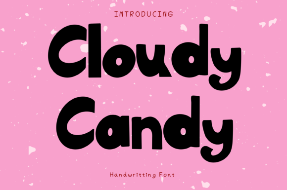 Cloudy Candy Font for Web Design