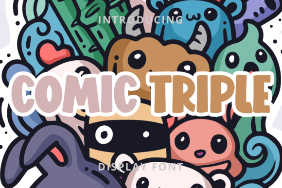 Comic Triple: A Playful Font for Handmade Creations