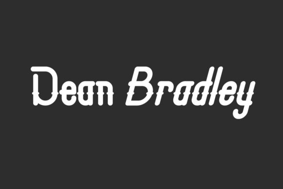 Dean Bradley: A Cool Vintage Display Font for Branding