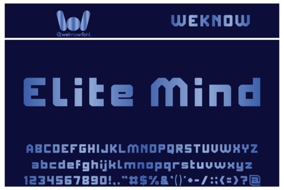 Elite Mind Font for Bold Web Design
