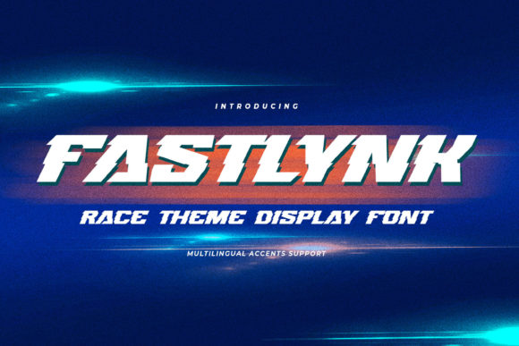 Fastlynk: A Bold Display Font for Modern Editorial Design