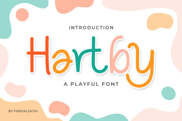 Hartby: A Playful Display Font for Creative Branding