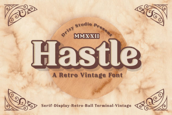 Hastle Font for Web Design: A Nostalgic Display Typeface