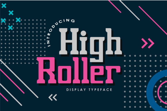 High Roller Font for Handmade and Commercial Projects