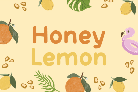 Honey Lemon Font for Modern Web Design