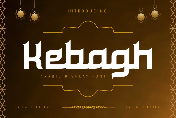 Kebagh Font for Web Design: A Display Font with Character
