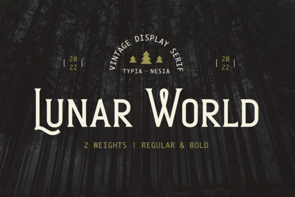 Lunar World Font for Handmade Creations