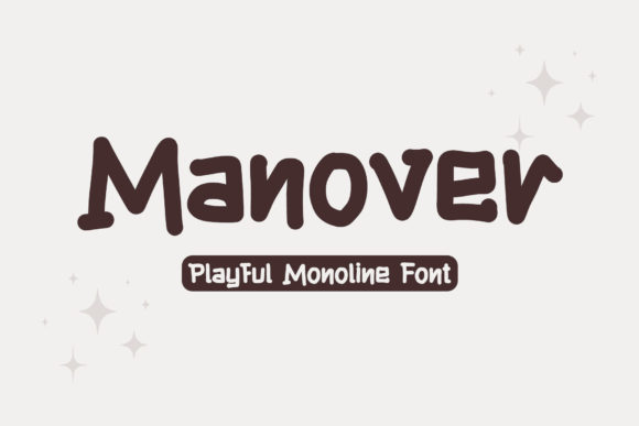 Manover: A Display Font for Bold Branding