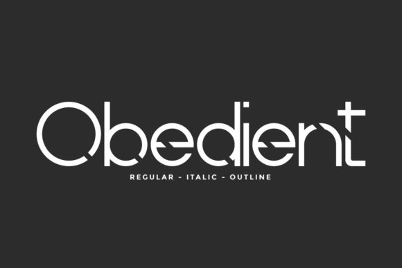 Obedient Font for Small Business Branding
