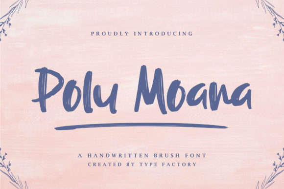 Polu Moana: A Playful Display Font for Summer-Inspired Designs