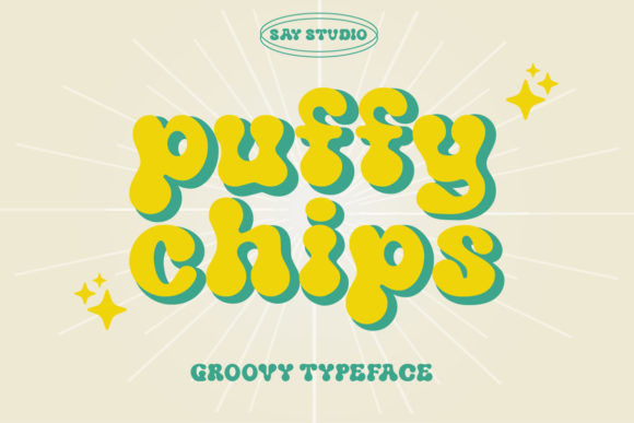 Puffy Chips Font Review for Branding Projects