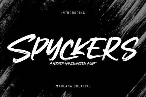 Spyckers Font for Bold Brand Campaigns