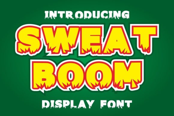 Sweat Boom: A Retro Font for Modern Branding