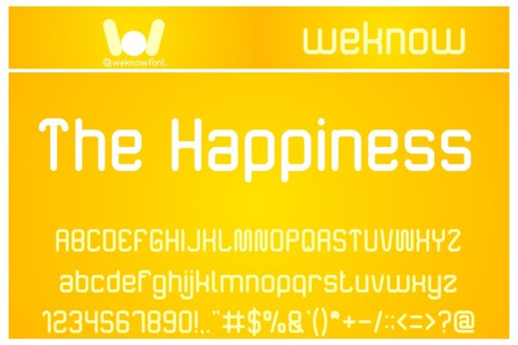 The Happiness Font for Business Branding
