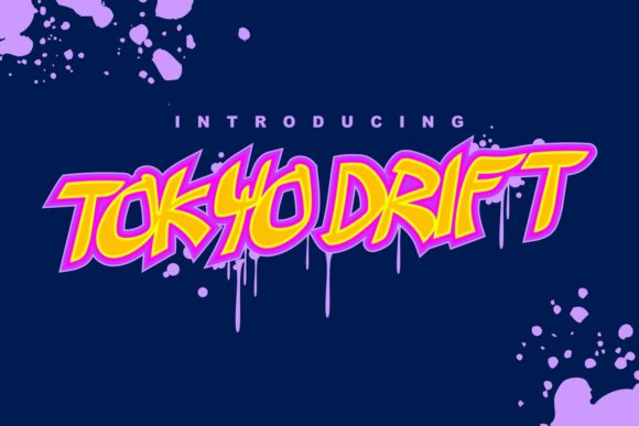 Typography Meets Tradition with Tokyo Drift