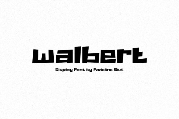 Walbert: A Bold Display Font for Web Design