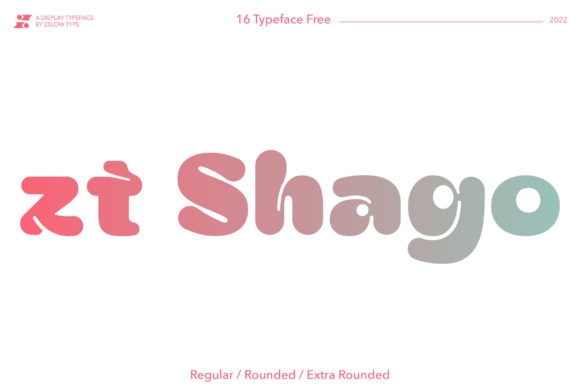 Zt Shago Font for Bold Digital Branding